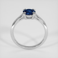 1.22 Ct. Blue Sapphire Ring, 10K White Gold 3