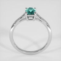 0.89 Ct. Color Change Sapphire Ring, 10K White Gold 3