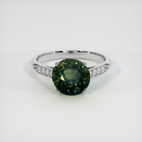 3.49 Ct. Color Change Sapphire Ring, 10K White Gold 1