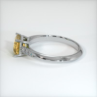 2.19 Ct. Yellow Sapphire Ring, 10K White Gold 4