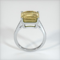 11.02 Ct. Yellow Sapphire Ring, 10K White Gold 3