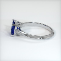 1.33 Ct. Blue Sapphire Ring, 14K White Gold 4