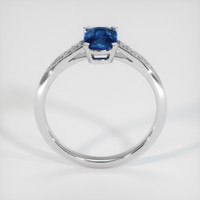 0.96 Ct. Blue Sapphire Ring, 14K White Gold 3
