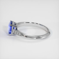 2.06 Ct. Bi Color Sapphire Ring, 14K White Gold 4