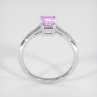1.11 Ct. Purplish Pink Sapphire Ring, 14K White Gold 3