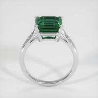 5.64 Ct. Greenish Blue Sapphire Ring, 14K White Gold 3