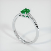 Emerald Ring 0.92 Ct. 18K White Gold Preview