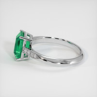 1.75 Ct. Emerald Ring, 18K White Gold 4