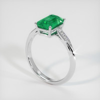 1.79 Ct. Emerald Ring, 18K White Gold 2