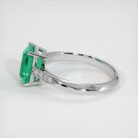 1.51 Ct. Emerald Ring, 18K White Gold 4