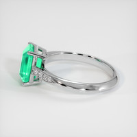 1.73 Ct. Emerald Ring, 18K White Gold 4