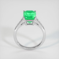 3.07 Ct. Emerald Ring, 18K White Gold 3
