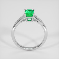 1.06 Ct. Emerald Ring, 18K White Gold 3