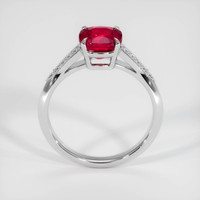 2.05 Ct. Ruby Ring, 18K White Gold 3