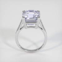 11.75 Ct. White Sapphire Ring, 18K White Gold 3