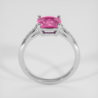 2.01 Ct. Pink Sapphire Ring, 18K White Gold 3
