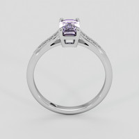 1.30 Ct. Purple Sapphire Ring, 18K White Gold 3
