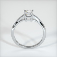 1.09 Ct. White Sapphire Ring, 18K White Gold 3