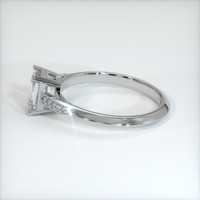 1.09 Ct. White Sapphire Ring, 18K White Gold 4