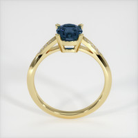 1.07 Ct. Blue Sapphire Ring, 14K Yellow Gold 3