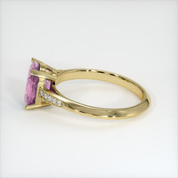 1.73 Ct. Pink Sapphire Ring, 14K Yellow Gold 4