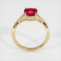 2.05 Ct. Ruby Ring, 14K Yellow Gold 3