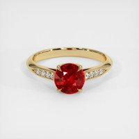 1.68 Ct. Ruby Ring, 14K Yellow Gold 1