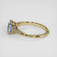 1.84 Ct. Bi Color / Parti Sapphire Ring, 14K Yellow Gold 4