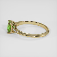 1.19 Ct. Green Sapphire Ring, 14K Yellow Gold 4
