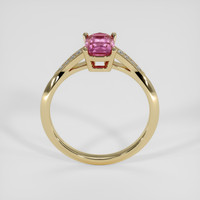 1.33 Ct. Pink Sapphire Ring, 14K Yellow Gold 3