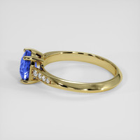 1.60 Ct. Blue Sapphire Ring, 14K Yellow Gold 4