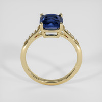 3.05 Ct. Blue Sapphire Ring, 14K Yellow Gold 3