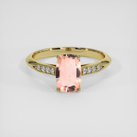 1.79 Ct. Padparadscha Sapphire Ring, 14K Yellow Gold 1