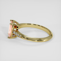 1.79 Ct. Padparadscha Sapphire Ring, 14K Yellow Gold 4