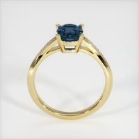 1.07 Ct. Blue Sapphire Ring, 18K Yellow Gold 3