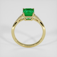 1.76 Ct. Emerald Ring, 18K Yellow Gold 3