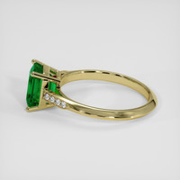 1.76 Ct. Emerald Ring, 18K Yellow Gold 4