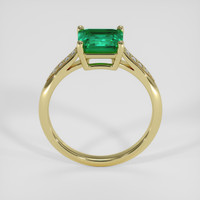 1.41 Ct. Emerald Ring, 18K Yellow Gold 3