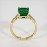 3.59 Ct. Emerald Ring, 18K Yellow Gold 3