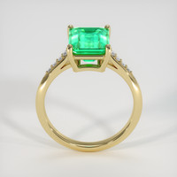 1.97 Ct. Emerald Ring, 18K Yellow Gold 3