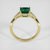 1.25 Ct. Emerald Ring, 18K Yellow Gold 3