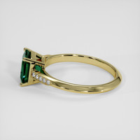 1.25 Ct. Emerald Ring, 18K Yellow Gold 4