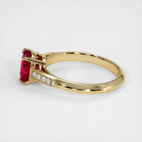 2.05 Ct. Ruby Ring, 18K Yellow Gold 4
