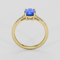 1.60 Ct. Blue Sapphire Ring, 18K Yellow Gold 3
