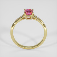 1.09 Ct. Bi Color Sapphire Ring, 18K Yellow Gold 3
