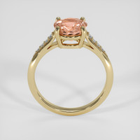 2.36 Ct. Padparadscha Sapphire Ring, 18K Yellow Gold 3