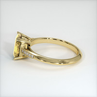 1.65 Ct. Yellow Sapphire Ring, 18K Yellow Gold 4
