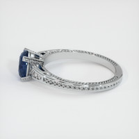 1.07 Ct. Blue Sapphire Ring, Platinum 950 4