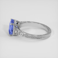 3.04 Ct. Blue Sapphire Ring, Platinum 950 4