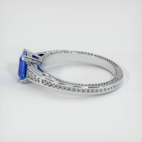 0.66 Ct. Blue Sapphire Ring, Platinum 950 4